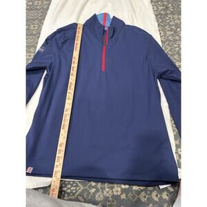 Porsche Finn Ryan Jacket Mens 3x Rennsport VI Reunion Softshell Blue 1/4 Zip